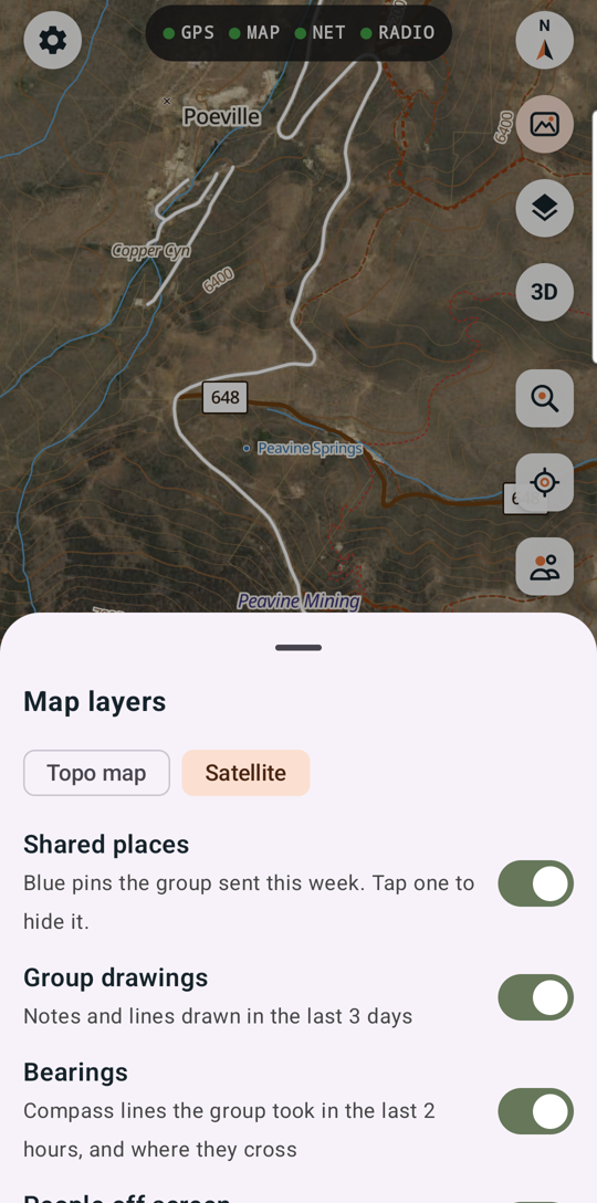 Map layers