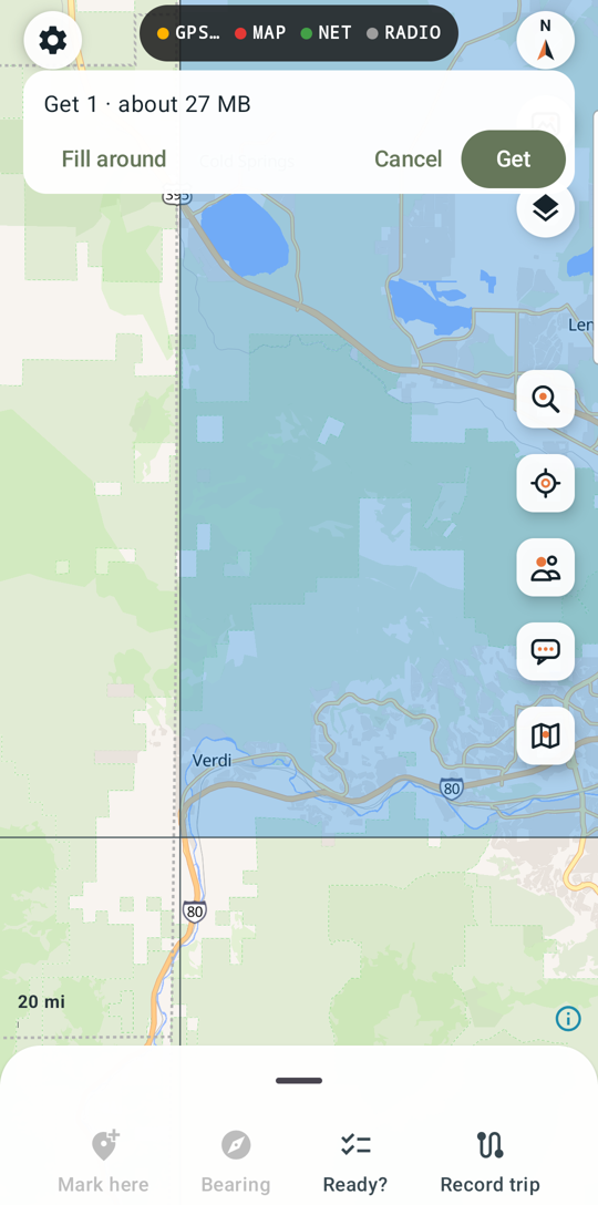 Picking map squares